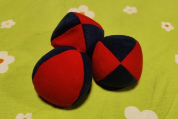 3 כדורי גאגלינג כחול אדום
