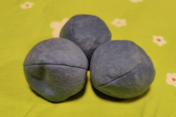 3 כדורי גאגלינג תכלת